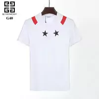 givenchy t-shirt en short sleeves two star blanc